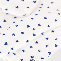 baby girl blue heart gown