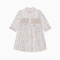 girls azulina smock dress