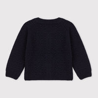 baby navy cardigan