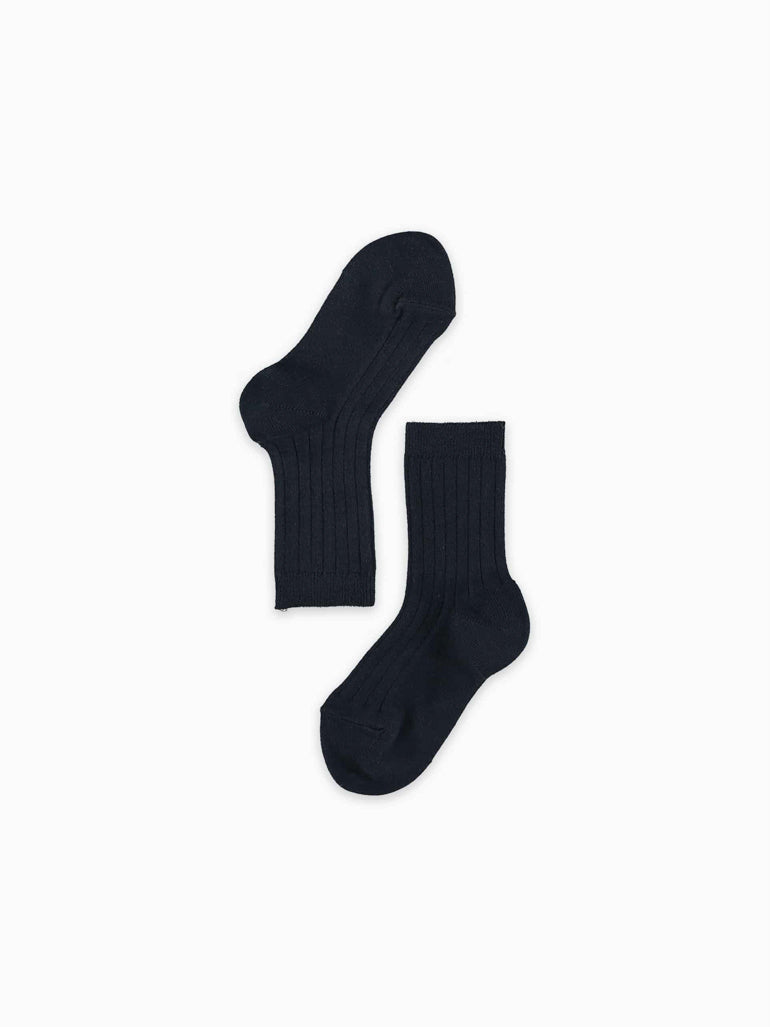 ribbed short socks C