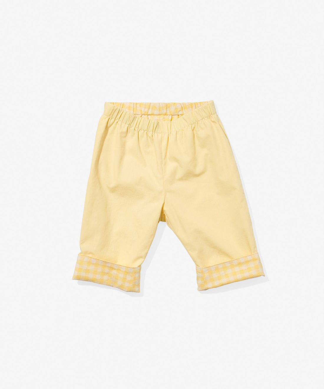 baby yellow reversible pants