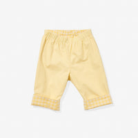 baby yellow reversible pants