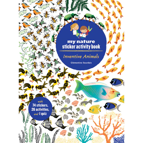 my nature sticker activity book: inventive animals