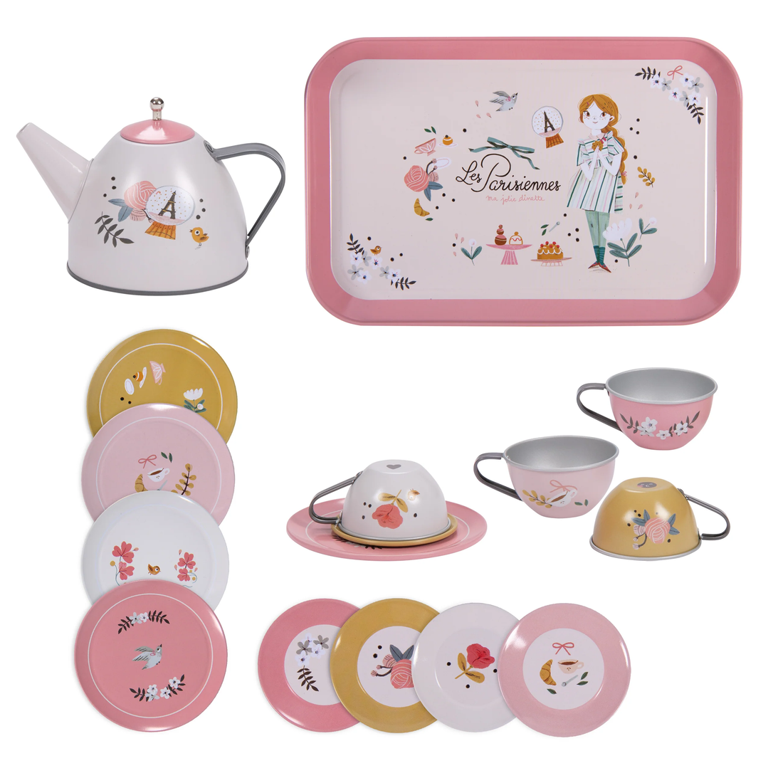 les parisiennes tea party suitcase