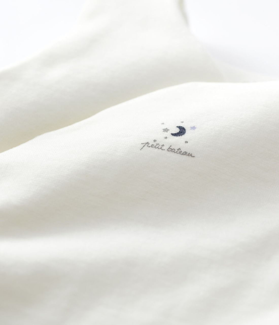 baby girl white velour bunting