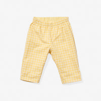 baby yellow reversible pants