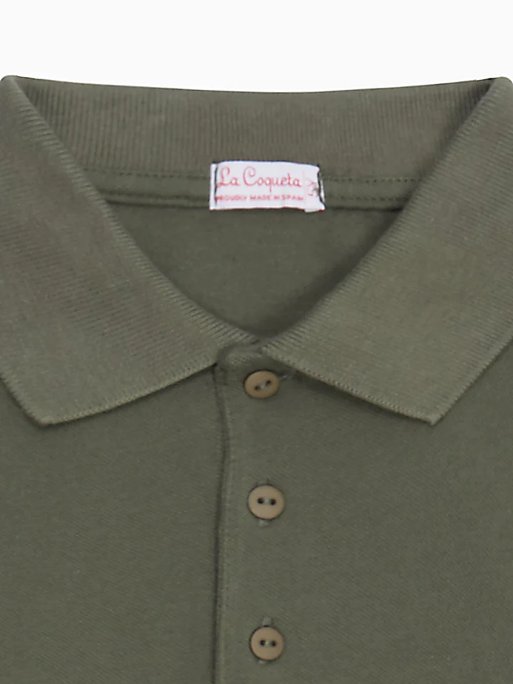 boys olive braulio polo top