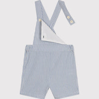 seersucker short overall