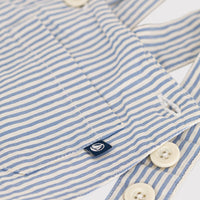 seersucker short overall