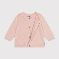 pointelle cardigan
