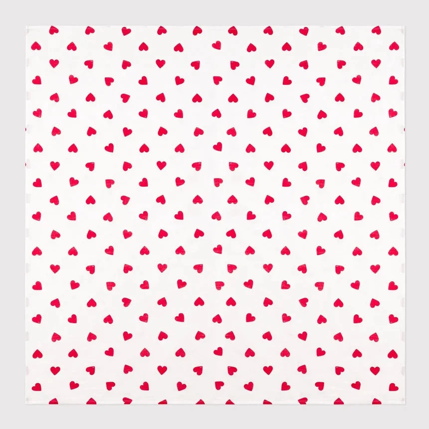 heart muslin cloth