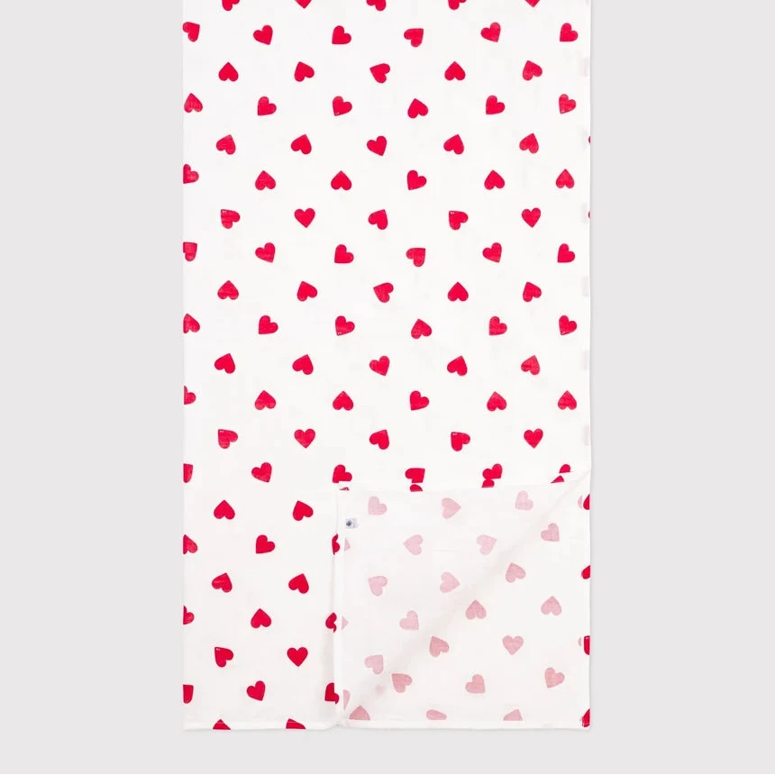 heart muslin cloth