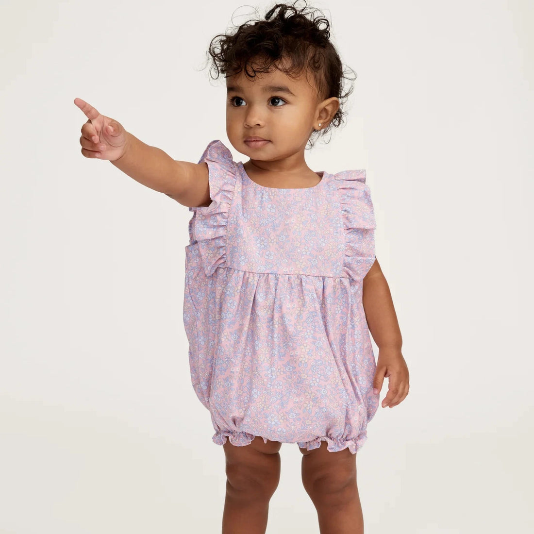 ruffled romper