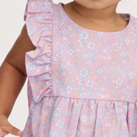 ruffled romper