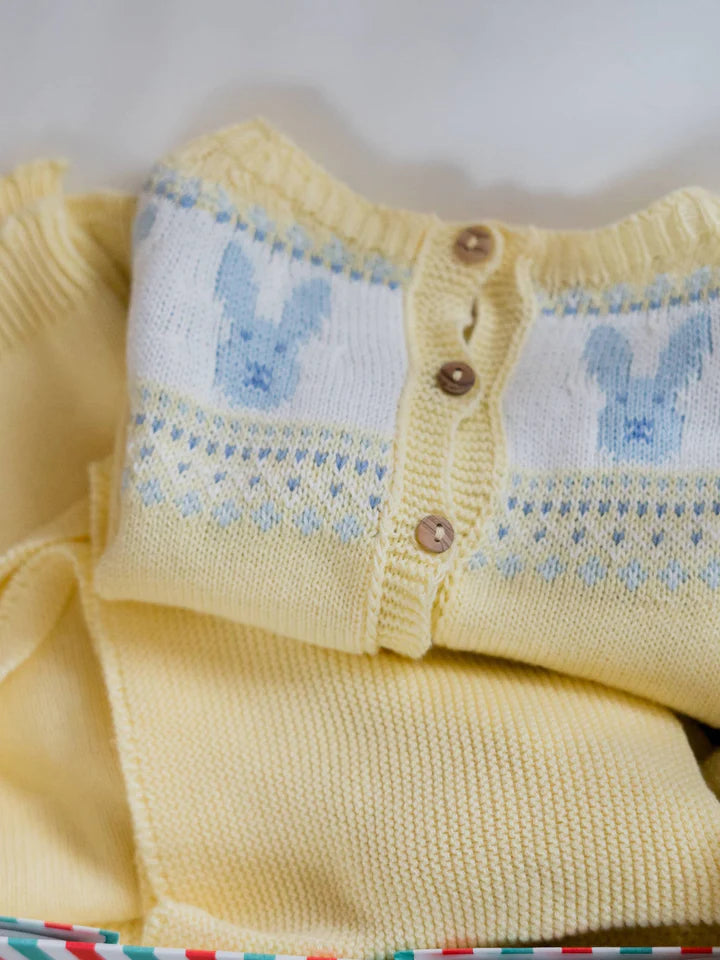 calli bunny knit set