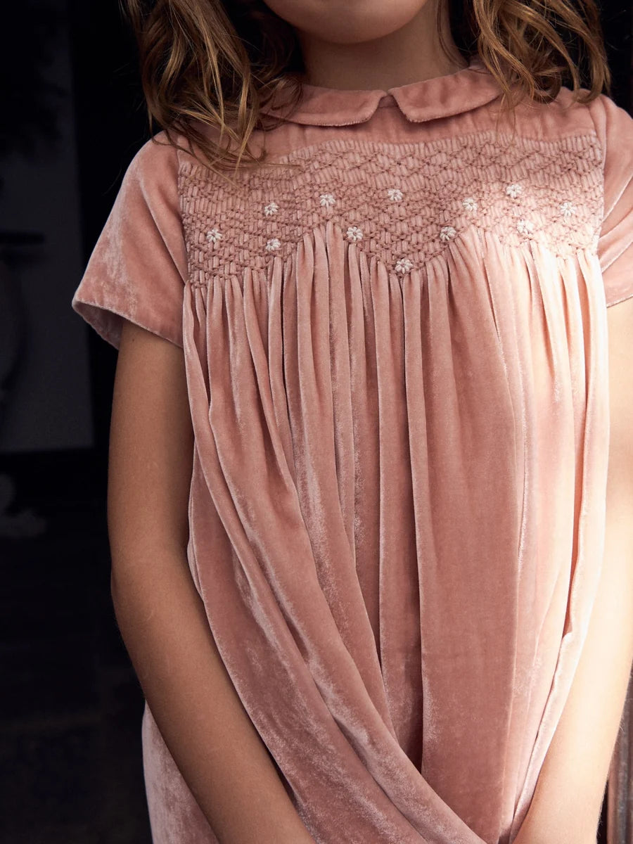 bb carlota smocked dress