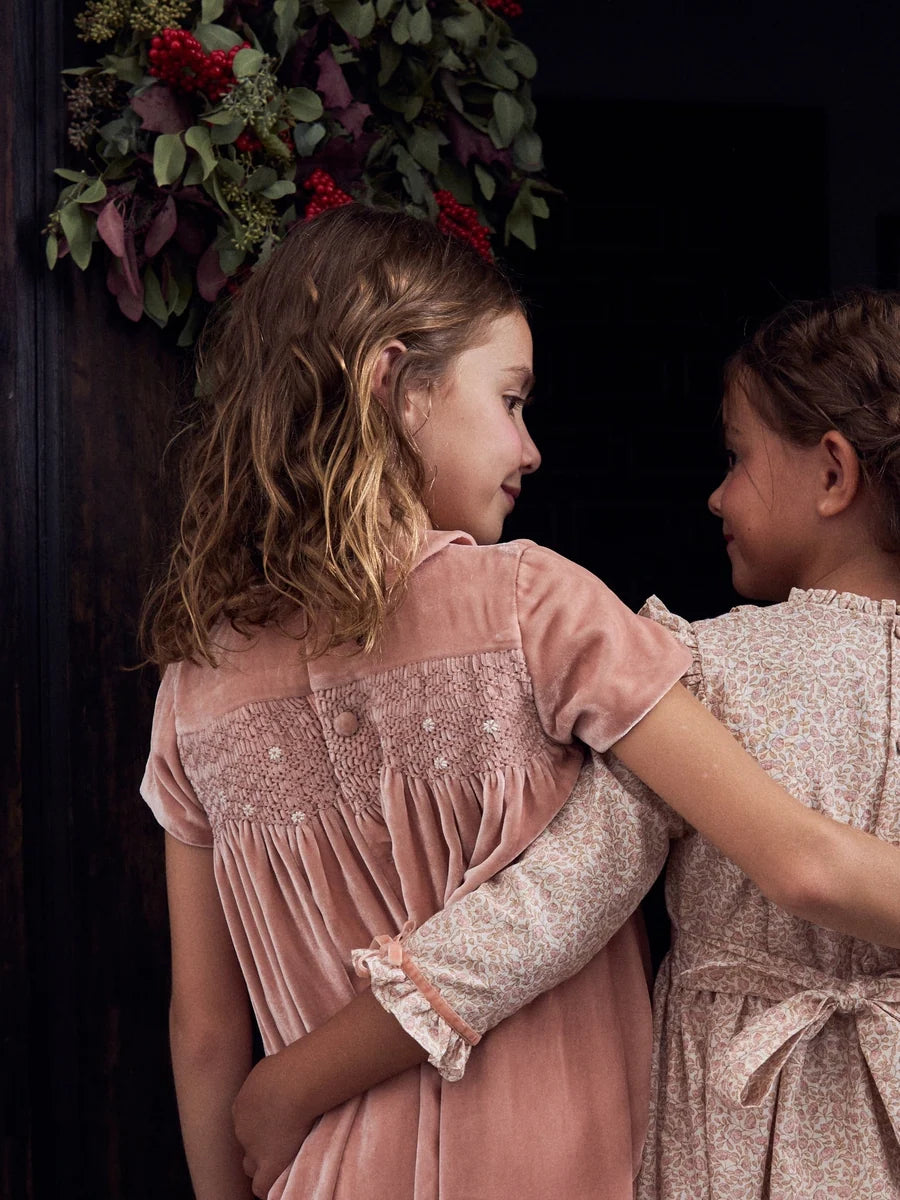 bb carlota smocked dress