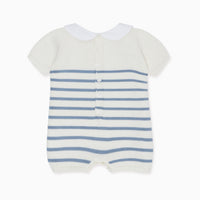 clavel cotton knit playsuit