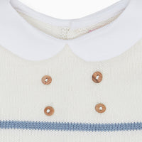 clavel cotton knit playsuit