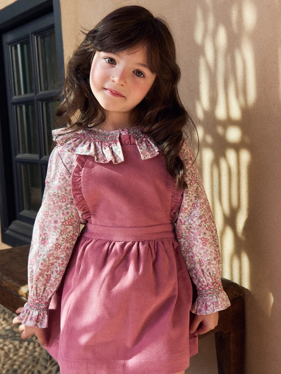 emanuella smocked shirt