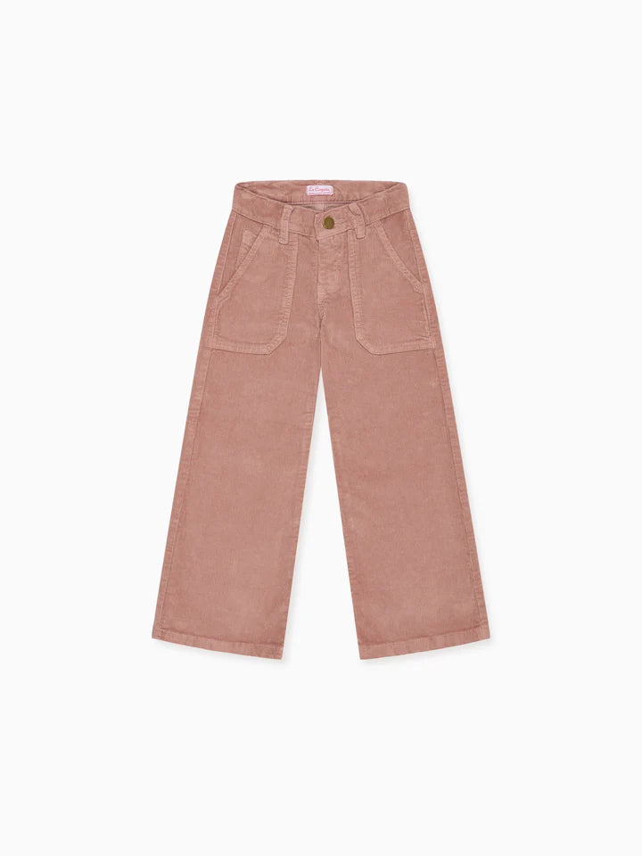 enola wide leg pants dusty pink