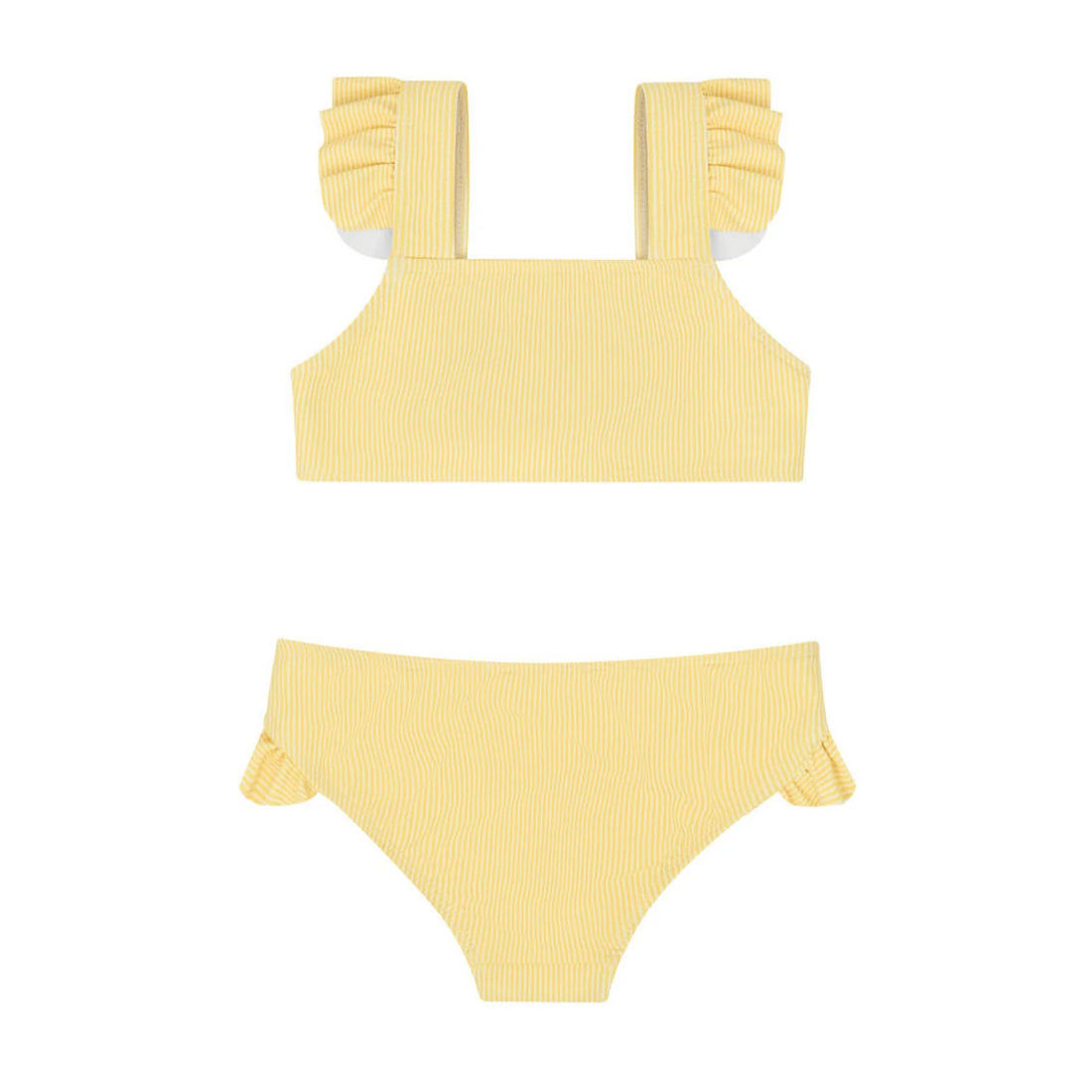 ruffle tie bikini