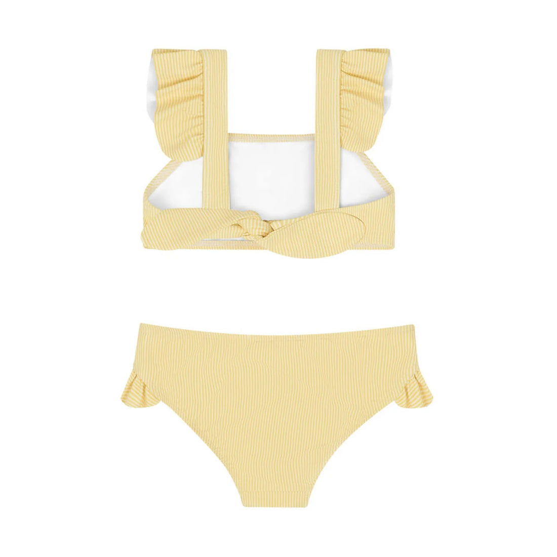 ruffle tie bikini