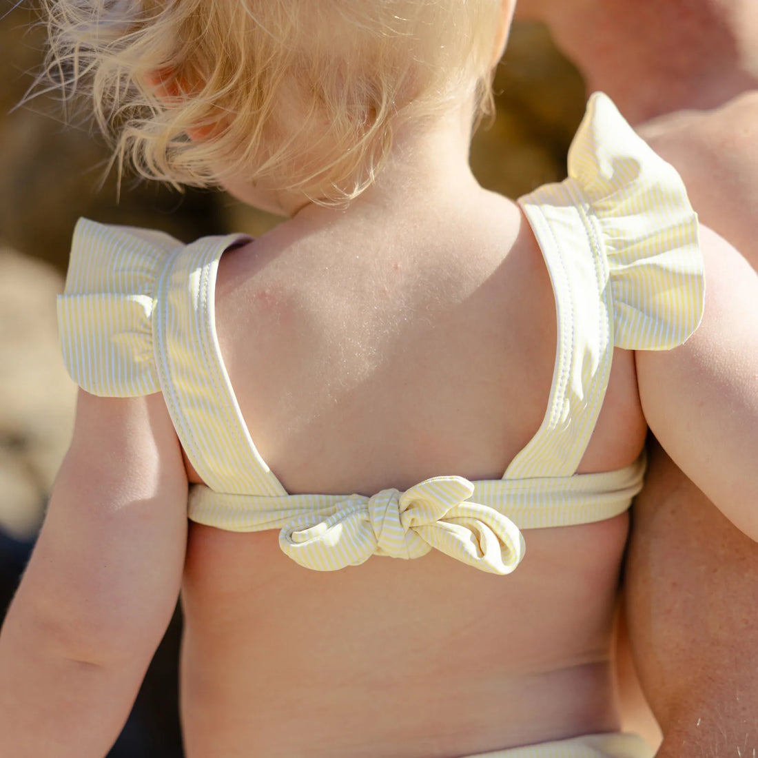 ruffle tie bikini