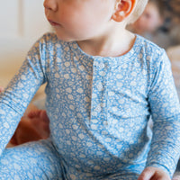 henley pima pj set C