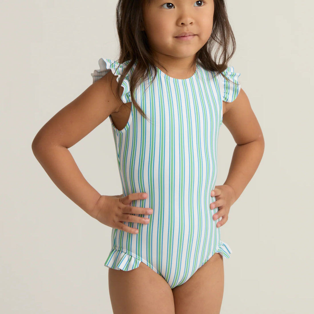 ruffle cap one piece C