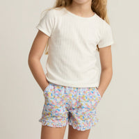 bb terry ruffle short C