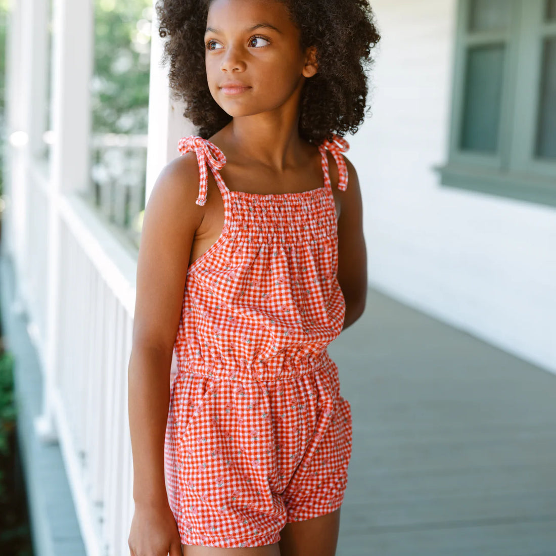 smocked romper