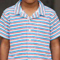 bb terry button up