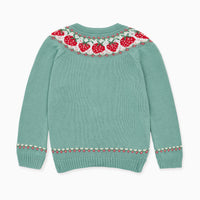 girls fresa strawberry cardigan
