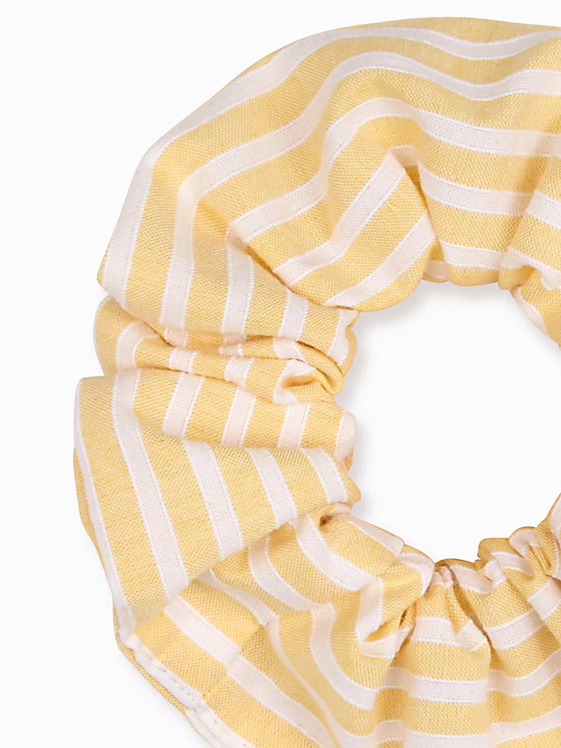 scrunchie lemon stripe