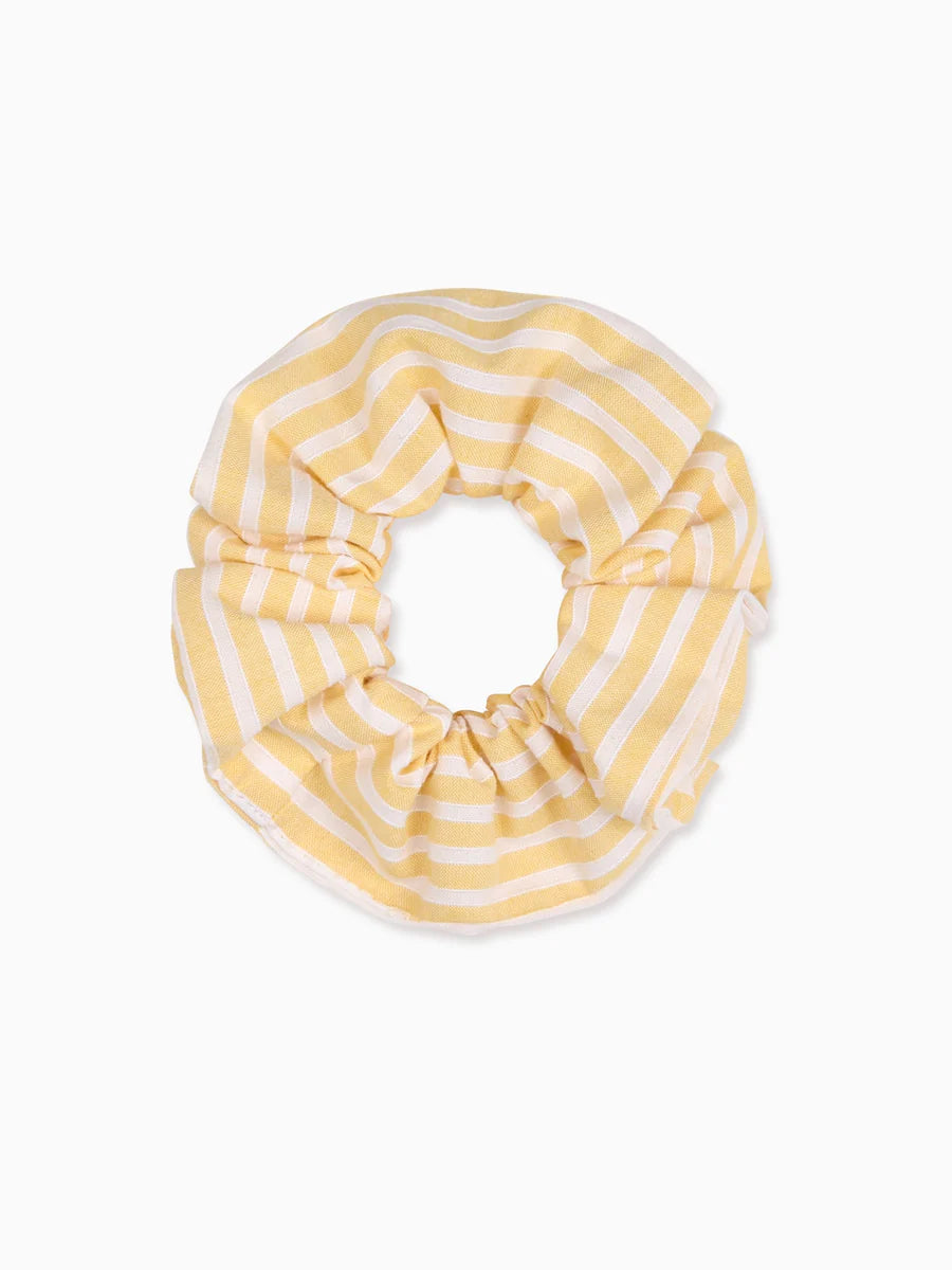 scrunchie lemon stripe