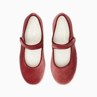 velvet mary janes