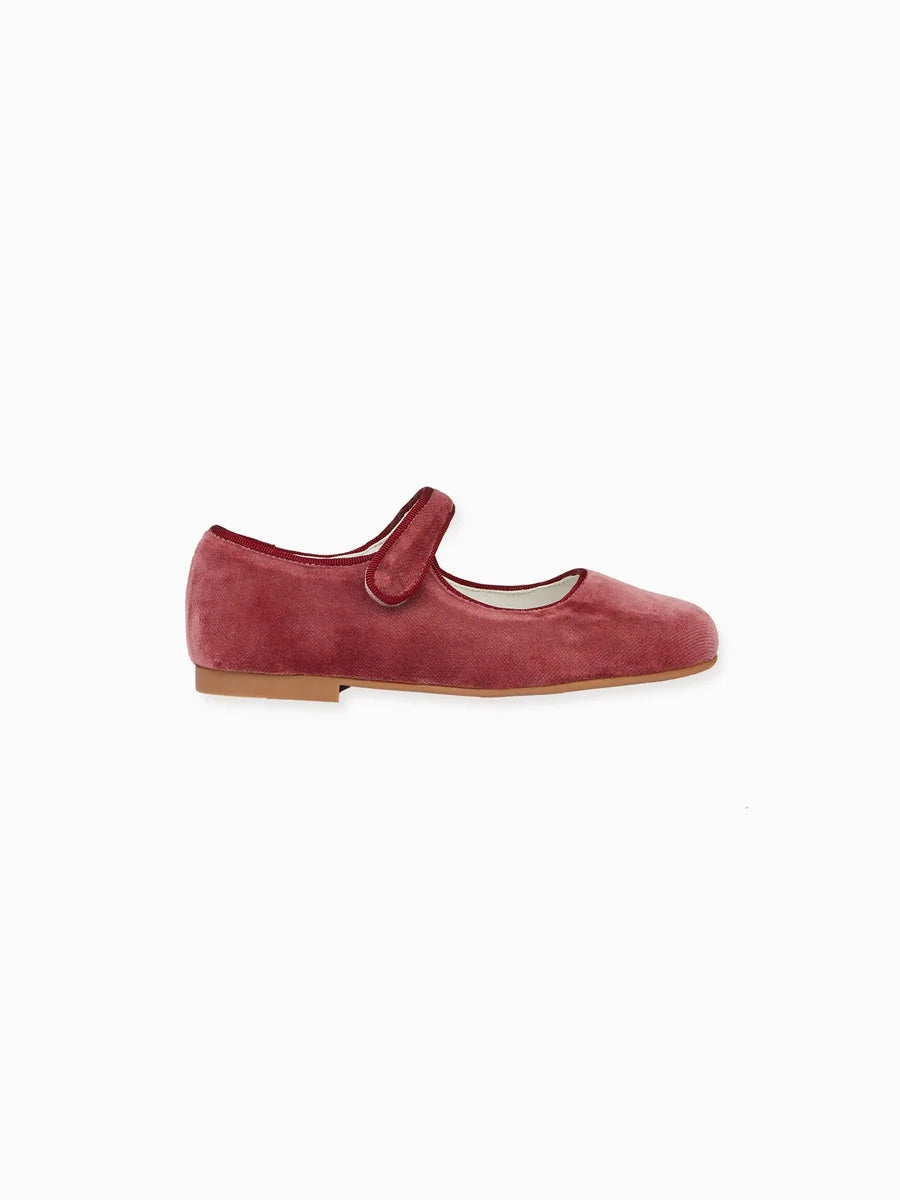 velvet mary janes