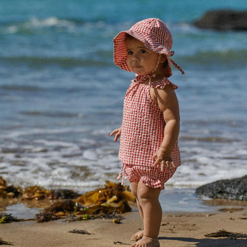 petal gingham set