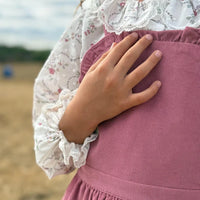 alexa cord pinafore skirt
