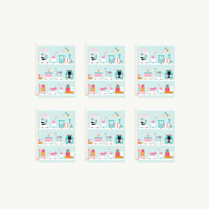 choo choo train petite card