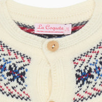 fair isle baby cardigan