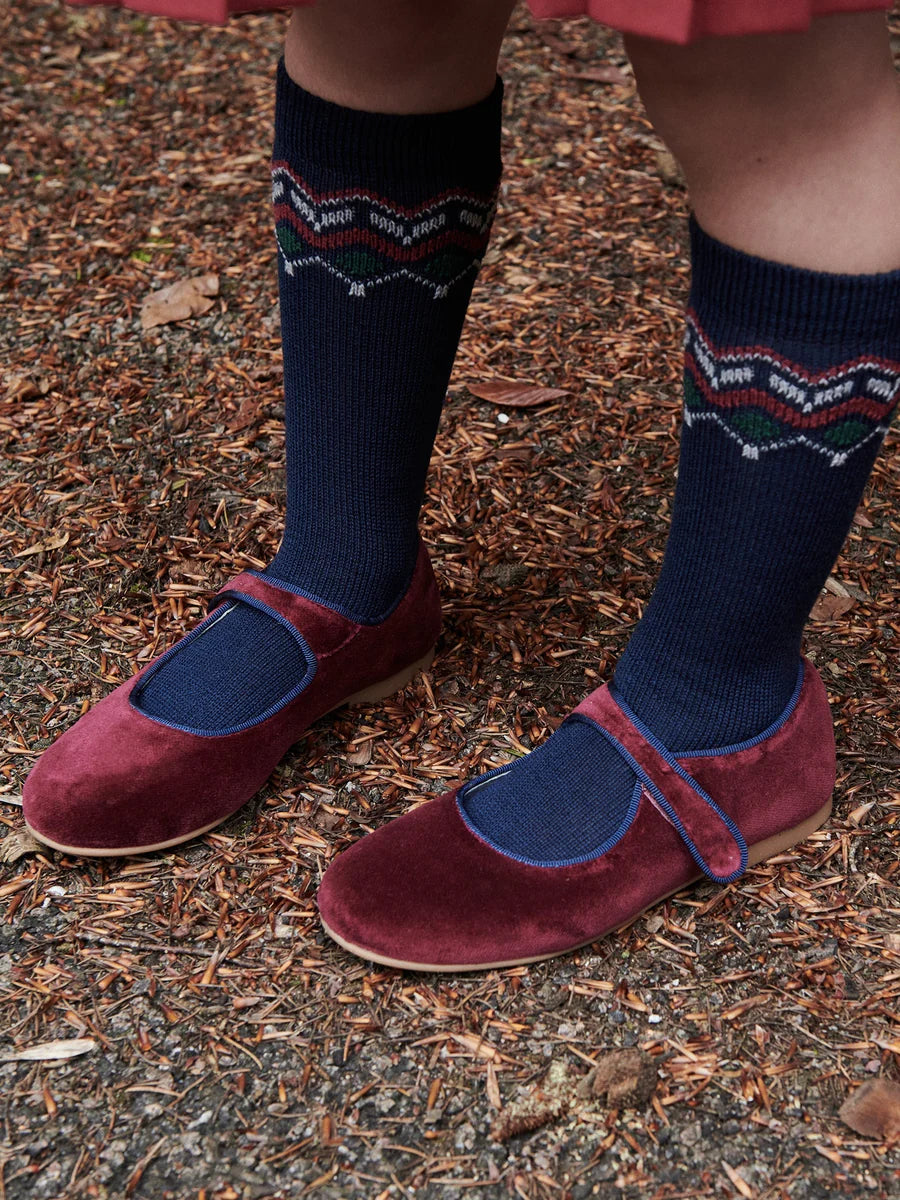 velvet mary janes