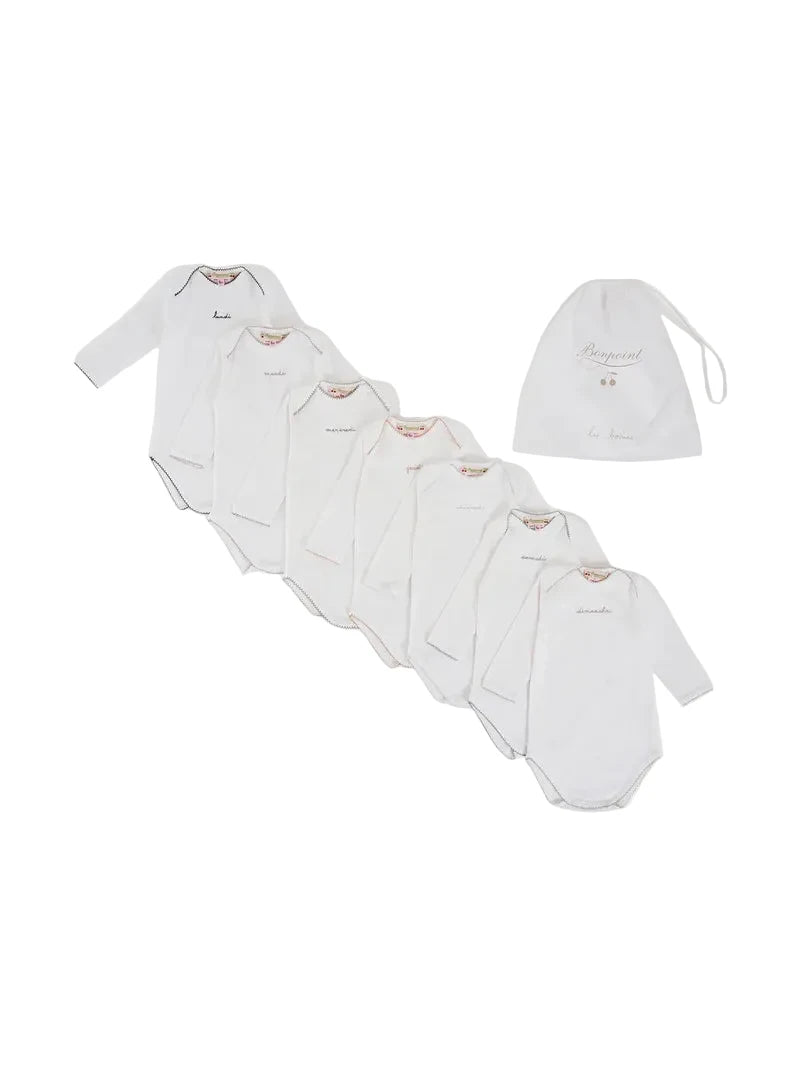 ls set of 7 bodysuits