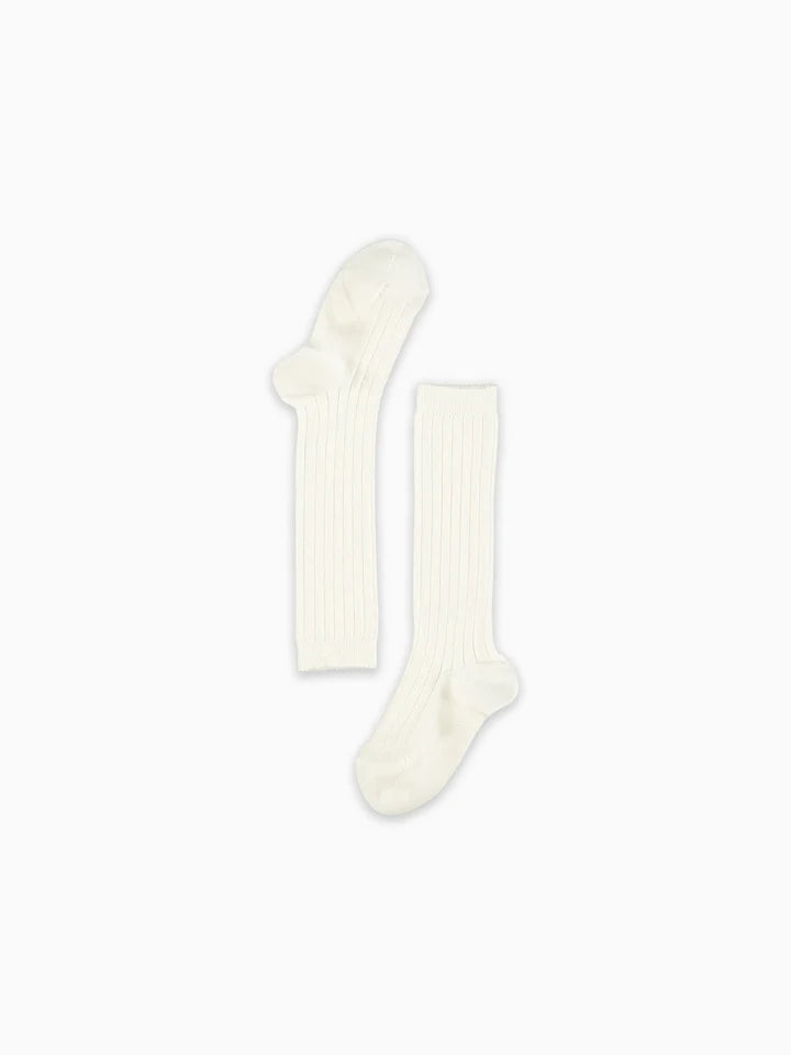bb ribbed knee high socks