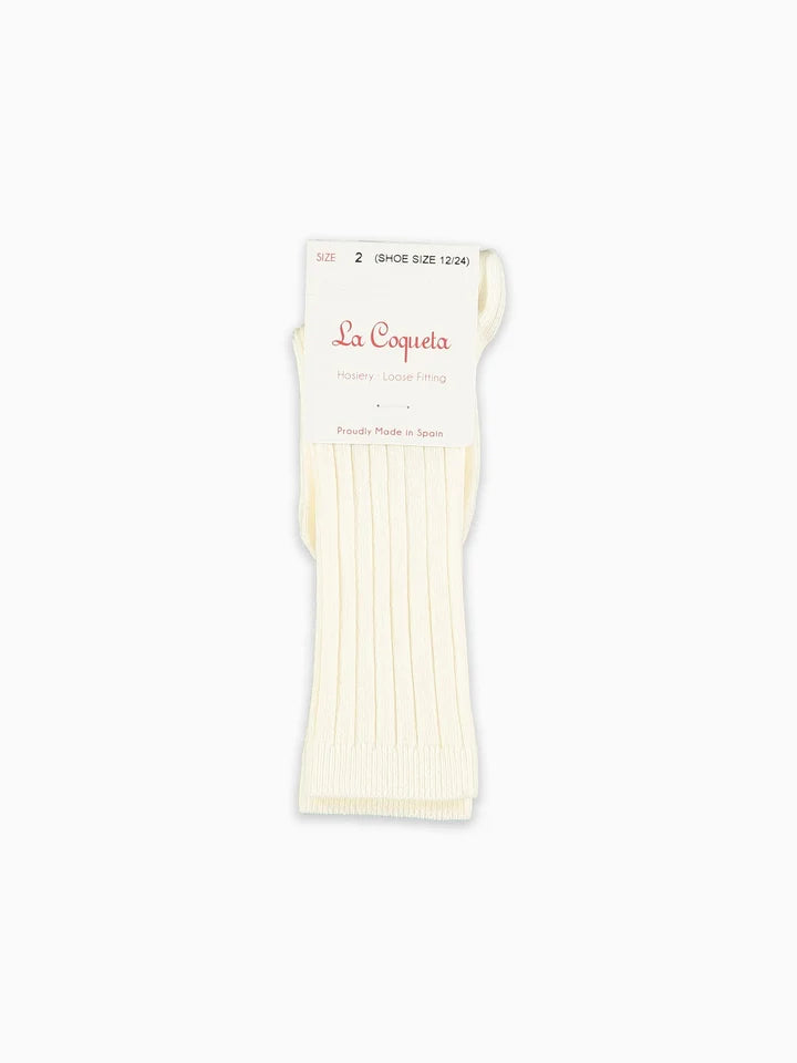 bb ribbed knee high socks