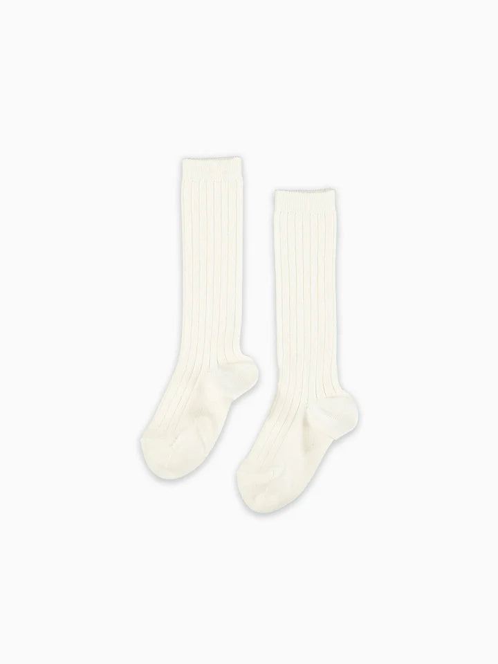 bb ribbed knee high socks