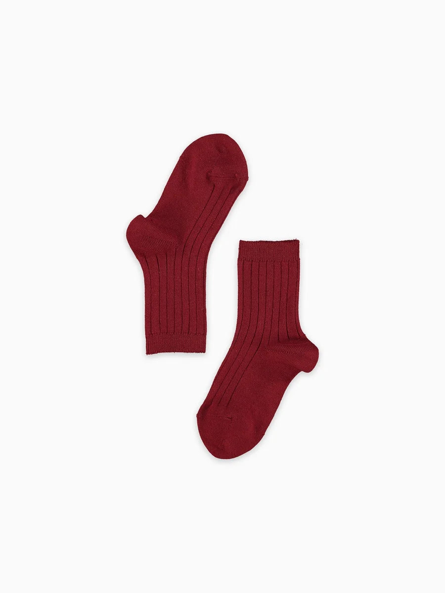 ribbed short socks