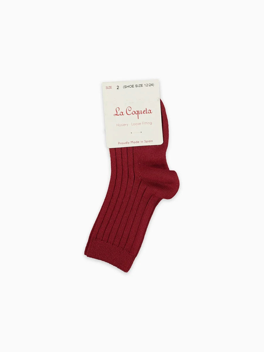 ribbed short socks