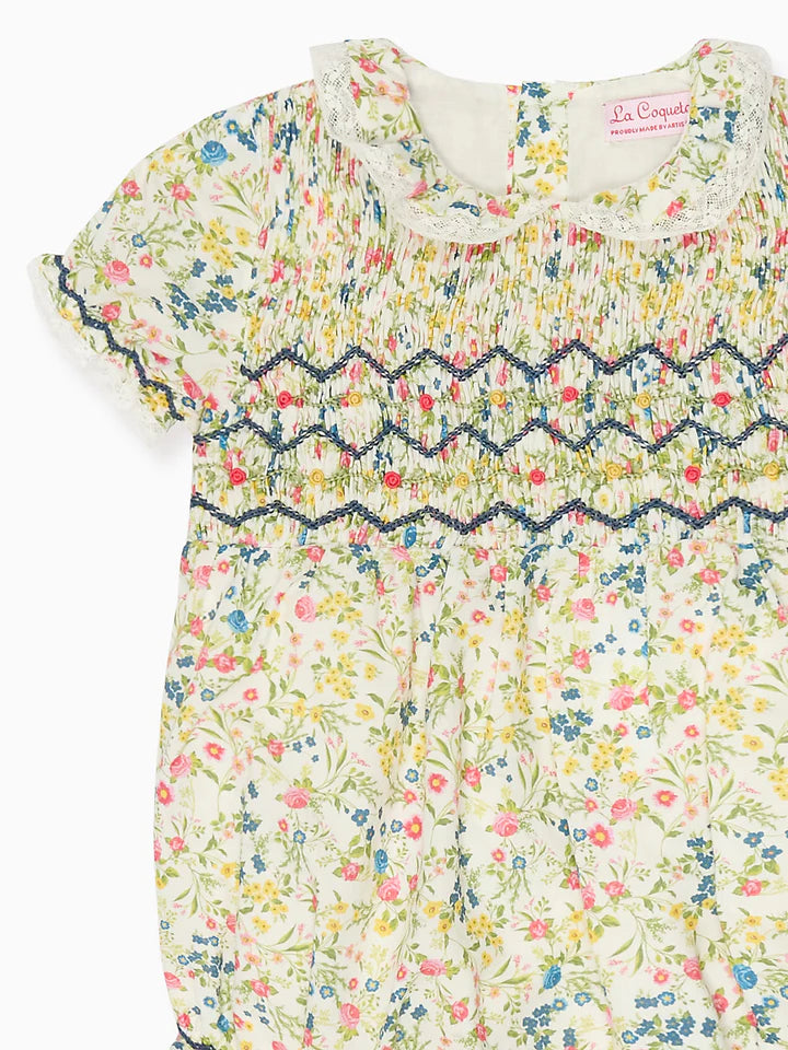 sabrina smocked romper